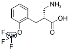 (R)-2-AMINOMETHYL-3-(2-TRIFLUOROMETHOXY-PHENYL)-PROPIONIC ACID 结构式