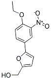 [5-(4-ETHOXY-3-NITROPHENYL)-2-FURYL]METHANOL 结构式