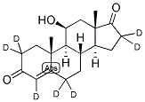 4-ANDROSTEN-11BETA-OL-3,17-DIONE-2,2,4,6,6,16,16-D7 结构式