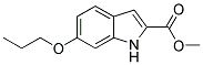 6-PROPOXY-1H-INDOLE-2-CARBOXYLIC ACID METHYL ESTER 结构式