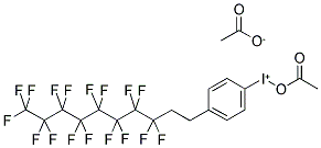 1-(二乙酰氧基碘代)-4-(1H,1H,2H,2H-全氟癸基)苯 结构式