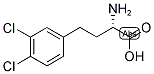 (S)-2-AMINO-4-(3,4-DICHLORO-PHENYL)-BUTYRIC ACID 结构式
