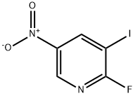 2-氟-3-碘-5-硝基吡啶 结构式