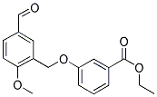 ETHYL 3-[(5-FORMYL-2-METHOXYBENZYL)OXY]BENZOATE 结构式