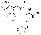 (S)-3-BENZO[1,3]DIOXOL-5-YL-2-(9H-FLUOREN-9-YLMETHOXYCARBONYLAMINO)-PROPIONIC ACID 结构式