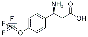 (S)-3-AMINO-3-(4-TRIFLUOROMETHOXY-PHENYL)-PROPIONIC ACID 结构式