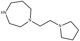 1-(2-PYRROLIDIN-1-YL-ETHYL)-[1,4]DIAZEPANE 结构式