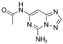 N-(5-AMINO[1,2,4]TRIAZOLO[1,5-C]PYRIMIDIN-7-YL)ACETAMIDE 结构式