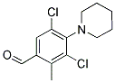 3,5-Dichloro-2-methyl-4-piperidin-1-yl-benzaldehyde 结构式
