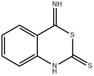 1,4-二氢-4-亚氨基-2H-3,1-苯并噻嗪-2-硫酮 结构式