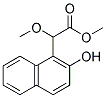 2-(2-羟基萘-1-基)-2-甲氧基乙酸甲酯 结构式