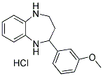 2-(3-Methoxy-phenyl)-2,3,4,5-tetrahydro-1H-benzo[b][1,4]diazepine hydrochloride 结构式