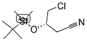 3-(TERT-BUTYL-DIMETHYL-SILANYLOXY)-4-CHLORO-BUTYRONITRILE 结构式