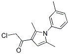 2-CHLORO-1-[2,5-DIMETHYL-1-(3-METHYLPHENYL)-1H-PYRROL-3-YL]ETHANONE 结构式