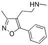 N-METHYL-N-[2-(3-METHYL-5-PHENYL-4-ISOXAZOLYL)ETHYL]AMINE 结构式