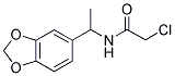 N-[1-(1,3-BENZODIOXOL-5-YL)ETHYL]-2-CHLOROACETAMIDE 结构式