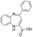 4-PHENYL-1H-1,5-BENZODIAZEPINE-2-CARBOXYLIC ACID 结构式