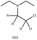 2-(DIETHYLAMINO)ETHYL-D4 CHLORIDE HCL 结构式