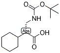(R)-3-TERT-BUTOXYCARBONYLAMINO-2-CYCLOHEXYL-PROPIONIC ACID 结构式