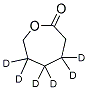 EPSILON-CAPROLACTONE-3,3,4,4,5,5-D6 结构式