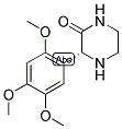 (R)-3-(2,4,5-Trimethoxy-phenyl)-piperazin-2-one 结构式