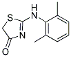 2-(2,6-DIMETHYL-PHENYLAMINO)-THIAZOL-4-ONE 结构式