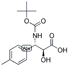 N-BOC-3-(S)-AMINO-2-(S)-HYDROXY-3-(4-METHYLPHENYL)PROPIONIC ACID 结构式