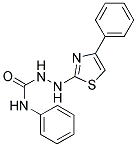 N-PHENYL-2-(4-PHENYL-1,3-THIAZOL-2-YL)HYDRAZINECARBOXAMIDE 结构式