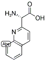 (S)-AMINO-QUINOLIN-2-YL-ACETIC ACID 结构式