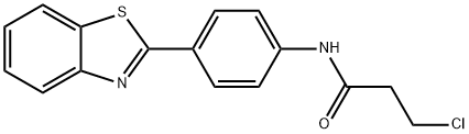 N-(4-(苯并[D]噻唑-2-基)苯基)-3-氯丙 结构式