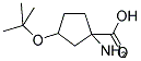 1-AMINO-3-TERT-BUTOXY-CYCLOPENTANECARBOXYLIC ACID 结构式