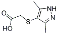 [(3,5-DIMETHYL-1H-PYRAZOL-4-YL)THIO]ACETIC ACID 结构式