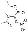 Ethyl 1,2-dimethyl-4-nitro-1H-imidazole-5-carboxylate 结构式