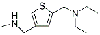 N-ETHYL-N-((4-[(METHYLAMINO)METHYL]-2-THIENYL)METHYL)ETHANAMINE 结构式