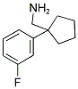 C-[1-(3-FLUORO-PHENYL)-CYCLOPENTYL]-METHYLAMINE 结构式