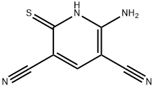 2-氨基-6-硫烷基吡啶-3,5-二腈 结构式