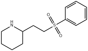2-(2-BENZENESULFONYL-ETHYL)-PIPERIDINE 结构式