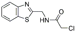 N-(1,3-BENZOTHIAZOL-2-YLMETHYL)-2-CHLOROACETAMIDE 结构式