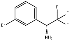 (R)-1-(3-溴苯基)-2,2,2-三氟乙胺 结构式