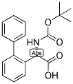(S)-BIPHENYL-2-YL-TERT-BUTOXYCARBONYLAMINO-ACETIC ACID 结构式