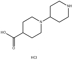 1,4'-联哌啶]-4-羧酸二盐酸盐 结构式