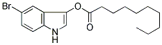 5-BROMO-3-INDOLYL DECANOATE 结构式