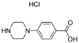 4-PIPERAZIN-1-YL-BENZOIC ACID HCL 结构式