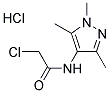 2-CHLORO-N-(1,3,5-TRIMETHYL-1H-PYRAZOL-4-YL)-ACETAMIDE HYDROCHLORIDE 结构式