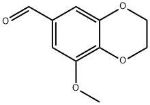 3-甲氧基-4,5-伸乙二氧基苯甲醛 结构式