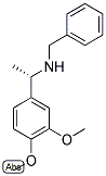 (S)-N-Benzyl-1-(3,4-dimethoxyphenyl)ethanamine 结构式
