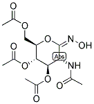 2-ACETAMIDO-3,4,6-TRI-O-ACETYL-2-DEOXY-D-GLUCOHYDROXIMO-1,5-LACTONE 结构式