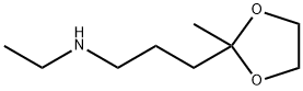 N-ETHYL-(3-(2-METHYL-[1,3]DIOXOLAN-2-YL)PROPYL)-AMINE 结构式