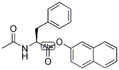 Ac-Phe-beta-naphthyl-ester 结构式
