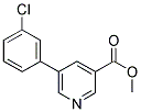 METHYL 5-(3-CHLOROPHENYL)NICOTINATE 结构式